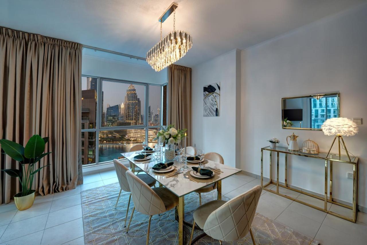 Durrani Homes - Modern Luxury Besides Burj Khalifa & Fountain View ดูไบ ภายนอก รูปภาพ